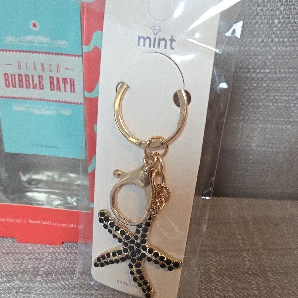 Beach Bath Bundle - Gift Set, Tequila Style - With Black & Gold Starfish Charm - Picture 4 of 5